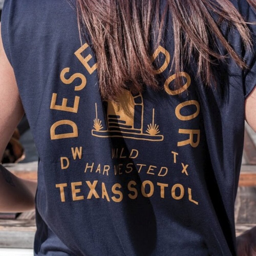 Desert Door Texas Sotol Navy Blue Women's Tank/Tee